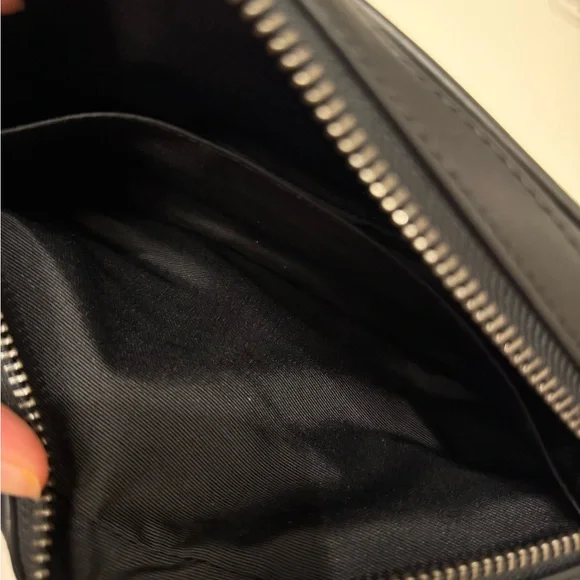 Coach Men’s Crossbody Bag with Travel Patchwork – Black/Navy Leather New! - Picture 5 of 9